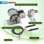 CNC Router Rotary Table 4th Axis 3 Jaw Chuck