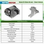 CNC Router Rotary Table 4th Axis 3 Jaw Chuck