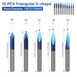 40pcs CNC Router Bits Set with Storage Tray