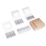 40pcs CNC Router Bits Set with Storage Tray