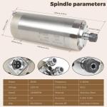 800W Water Cooled CNC Spindle Kit with VFD