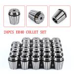 24-Piece ER40 Precision Collet Set