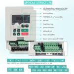 RATTMMOTOR 2.2KW VFD Converter for CNC Machines