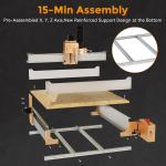 CNC Router 400x400mm for Wood Carving