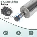 RATTMMOTOR 800W Air-Cooled Spindle Motor Kit