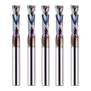 SpeTool 5PCS Compression Router Bit Set, 1/4 Inch