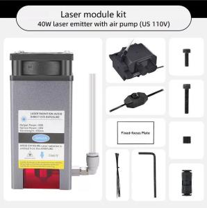 40W Laser Engraver with 20W Air Assist Pump