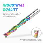 BINSTAK 5-Inch Upcut Spiral Router Bit, 1/2-Inch Shank