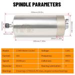 1.5KW Water Cooled Spindle Kit for CNC