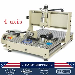 4 Axis USB CNC Router 6090 for Wood & Metal