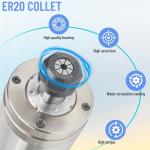 RATTMMOTOR 2.2KW Water-Cooled Spindle Motor 24000RPM