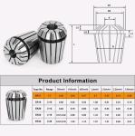 26-Piece ER32 Spring Collet Set for CNC Machines
