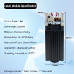 4000mW Laser Cutting Module - Easy DIY Installation