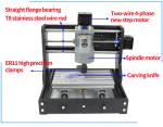 3-Axis 1610 PRO CNC Router for Wood and PCB