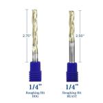 IDC Woodcraft Roughing Combo CNC Router Bit Set