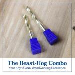 IDC Woodcraft Roughing Combo CNC Router Bit Set