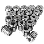 19pcs ER32 Precision Spring Collet Set 2-20mm