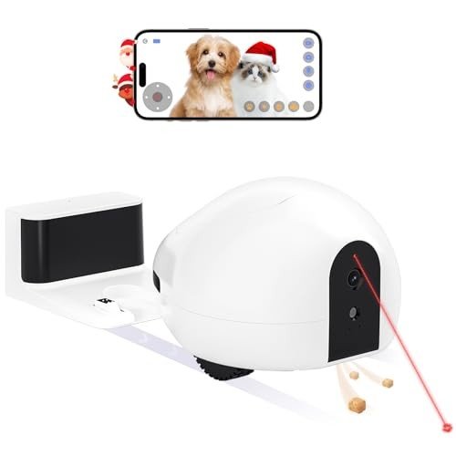 Smart Cat Camera with Treat Dispenser & Night Vision