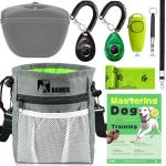 BARKIE Dog Training Kit with Treat Bag & Clickers