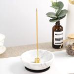 Natural Marble Incense Holder with 9 Stick Holes