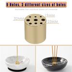 Natural Marble Incense Holder with 9 Stick Holes