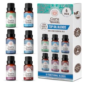 GuruNanda Essential Oil Blends Gift Set