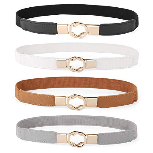 Women's Retro Stretch Waist Belt Set - 4 Colors