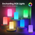 Rechargeable RGB Touch Lamp for Bedroom & More
