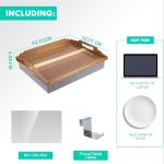 Lap Desk with Cushion - Wooden Bed Tray