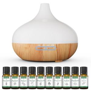 Essential Oil Diffuser with Remote and LED Lights