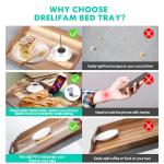 Lap Desk with Cushion - Wooden Bed Tray