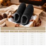 VeraCosy Men's Warm Memory Foam Ankle Slippers
