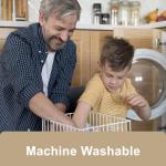 VeraCosy Men's Warm Memory Foam Ankle Slippers