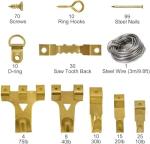 Complete Picture Hanging Kit for Hard Walls