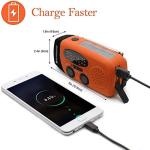 Solar Hand Crank Radio with Power Bank & SOS