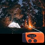 Solar Hand Crank Radio with Power Bank & SOS