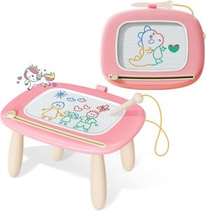 Magnetic Drawing Board for Toddlers - Pink