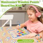 Wooden IQ Puzzle Game for Kids Ages 4-7