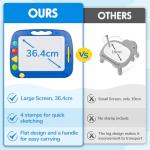 Large Magnetic Drawing Board for Kids