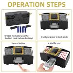 Automatic Card Shuffler for Poker Games