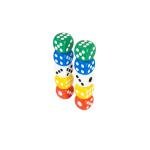 Colorful Six-Sided Dice Set for Game Nights