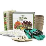 Vegetable Seed Growing Kit with Tools and Pots