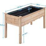 Elevated Wooden Garden Bed for Easy Planting