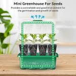 10-Pack Reusable Seed Trays with Lids for Gardening