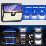 Solar Motion Sensor Lights for Outdoor Safety (4 Pack)