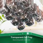 10-Pack Reusable Seed Trays with Lids for Gardening