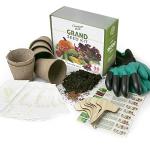 Vegetable Seed Growing Kit with Tools and Pots
