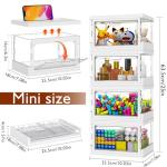 8 Pack Stackable Storage Boxes with Lids