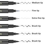 Beginner Calligraphy Pen Set – 6 Brush Pens