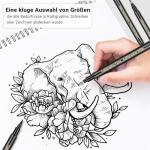 Beginner Calligraphy Pen Set – 6 Brush Pens